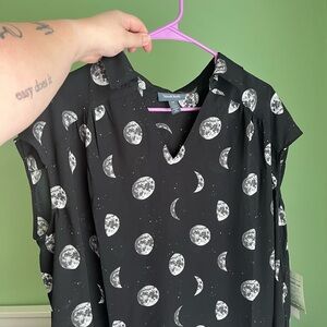 NWT ModCloth Moon Phase Blouse